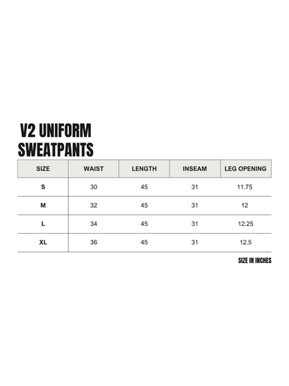 V2 Sweatpants Black